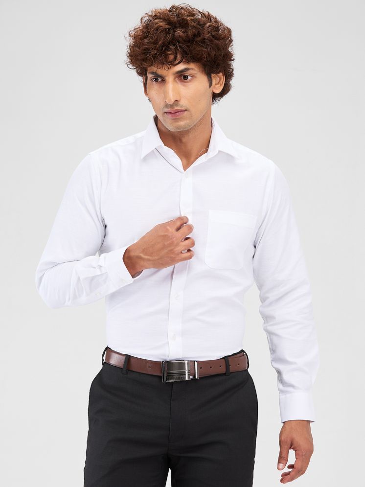     			Raymond Cotton Slim Fit Full Sleeves Men's Formal Shirt - White ( Pack of 1 )