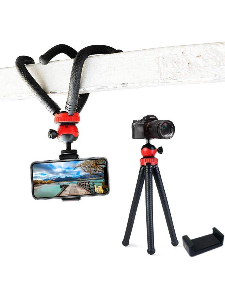     			Tecsox Gorilla Tripod Adjustable with Mobile clip holder DSLR/SLR Camera,Mobile