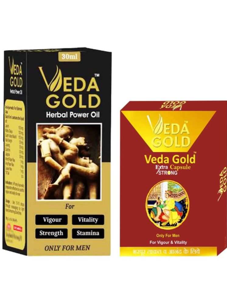     			power oil and capsule for men,Veda Gold Capsule and Oil