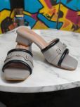 PLANET WALK Light Grey Women's Sandal Heels