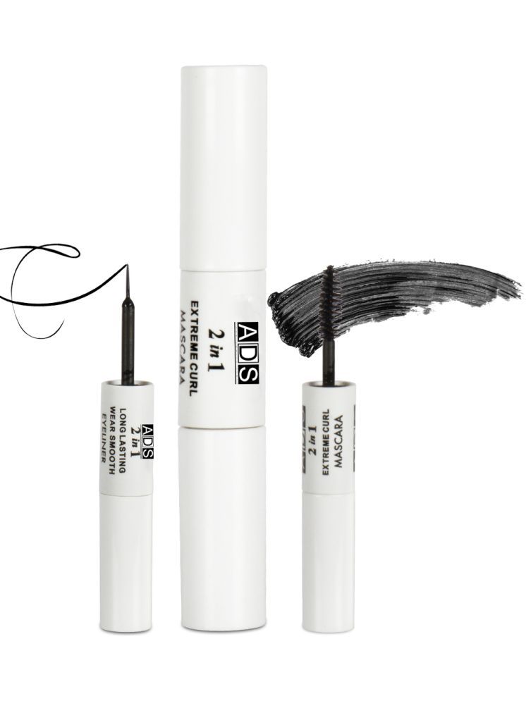     			Adbeni Waterproof Mascara extreme curl with Eye liner Mascara Black