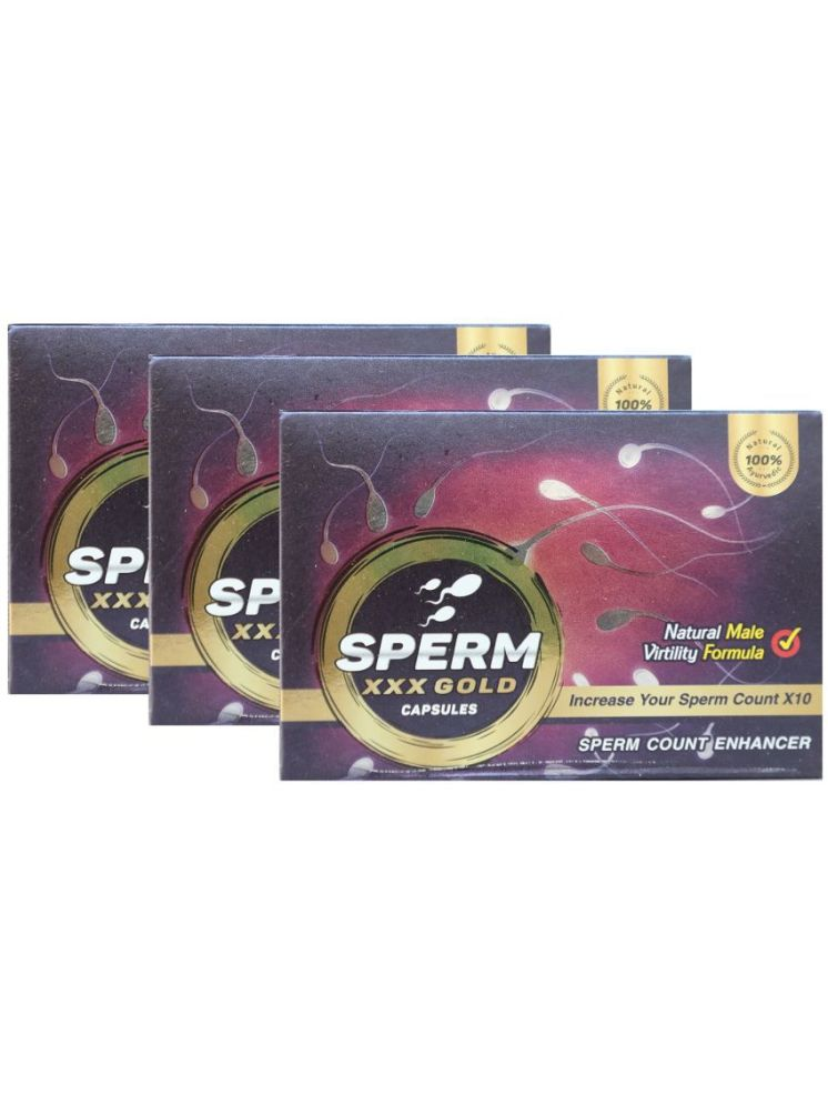     			Dr. Chopra Sperm XXX Gold Capsule (Pack of 3) For Men Sperm count Enhancer