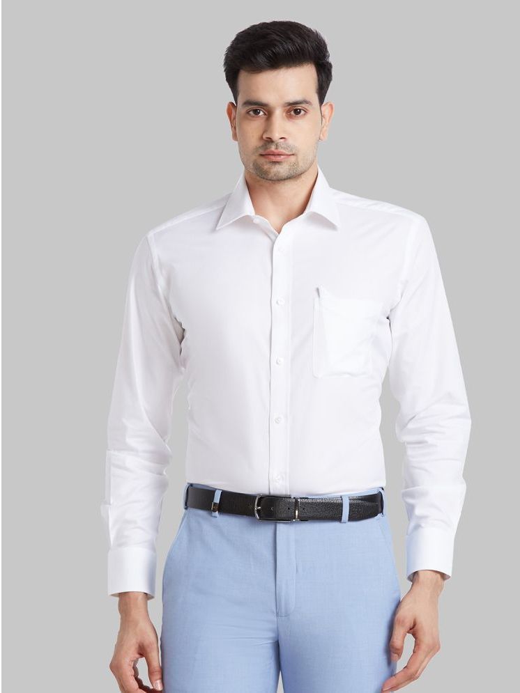     			Park Avenue Cotton Regular Fit Full Sleeves Men's Formal Shirt - White ( Pack of 1 )