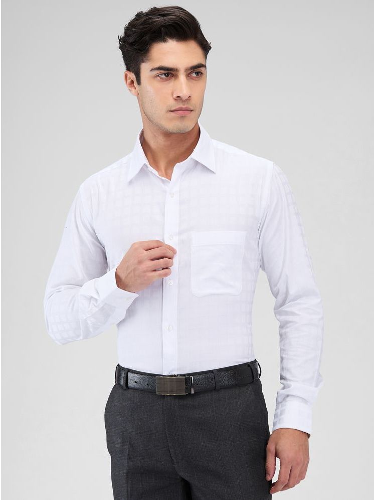     			Raymond Cotton Slim Fit Full Sleeves Men's Formal Shirt - White ( Pack of 1 )