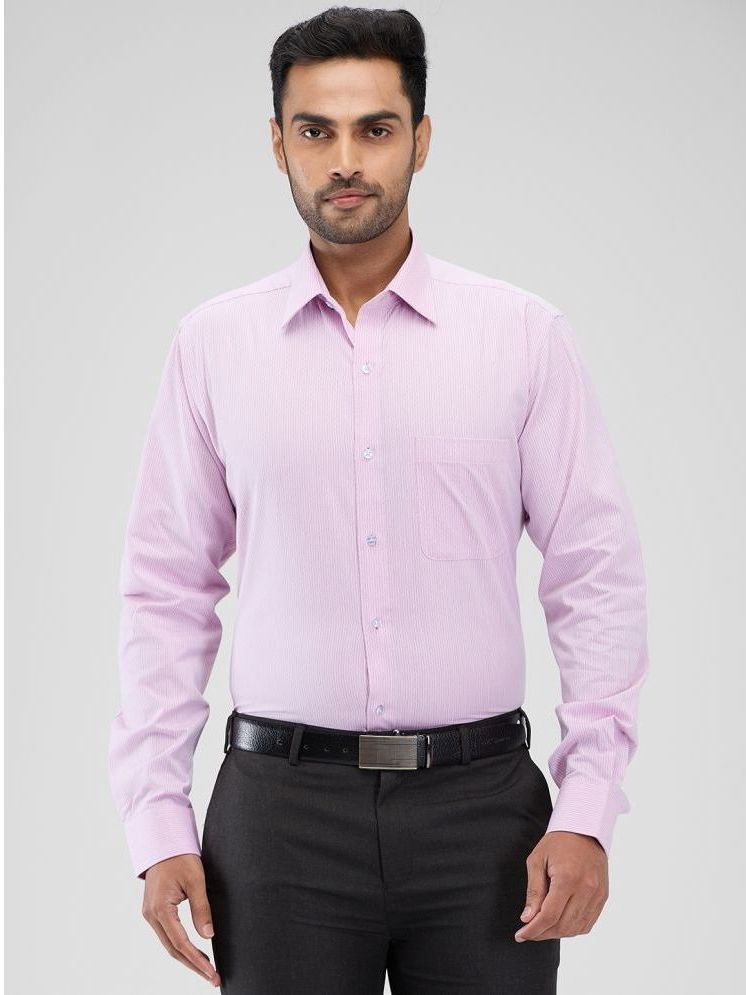     			Raymond Cotton Slim Fit Full Sleeves Men's Formal Shirt - Pink ( Pack of 1 )