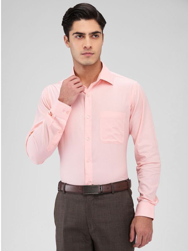     			Raymond Cotton Slim Fit Full Sleeves Men's Formal Shirt - Pink ( Pack of 1 )