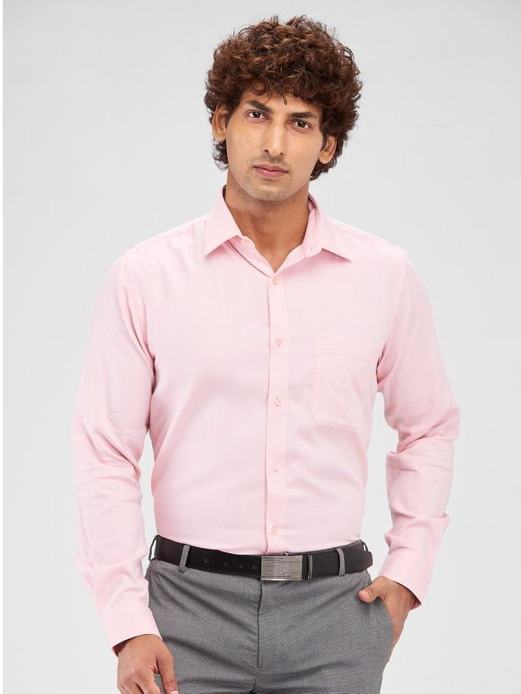     			Raymond Cotton Slim Fit Full Sleeves Men's Formal Shirt - Pink ( Pack of 1 )