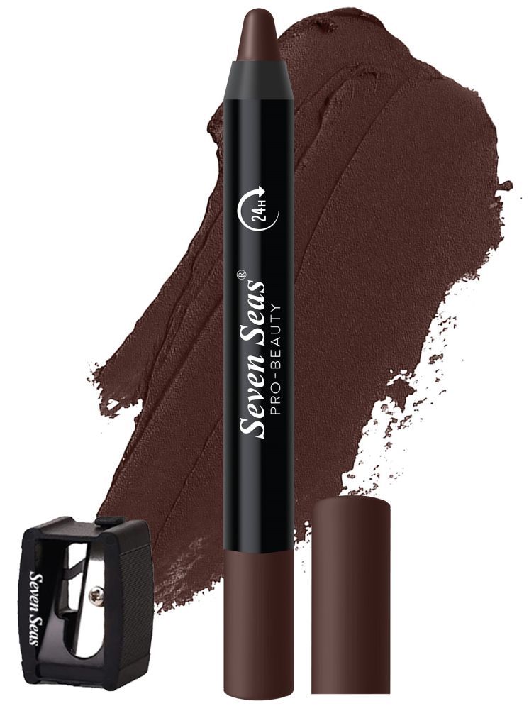     			Seven Seas Matte Mood Non Transfer Crayon Lipstick (Chocolate 3.5g)