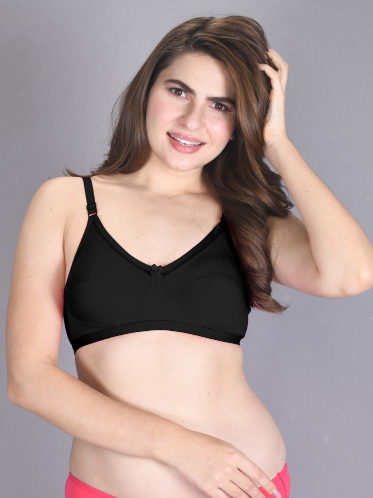     			lux venus Black Cotton Non Padded Women's Everyday Bra ( Pack of 1 )