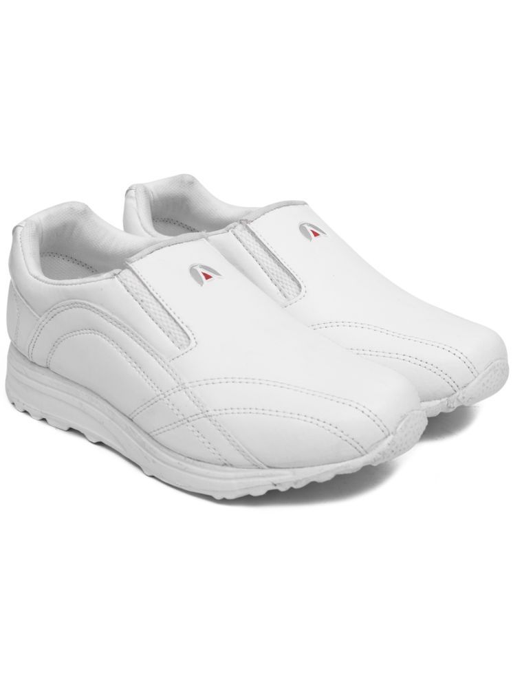     			ASIAN Desire White Men's Slip-on Shoes