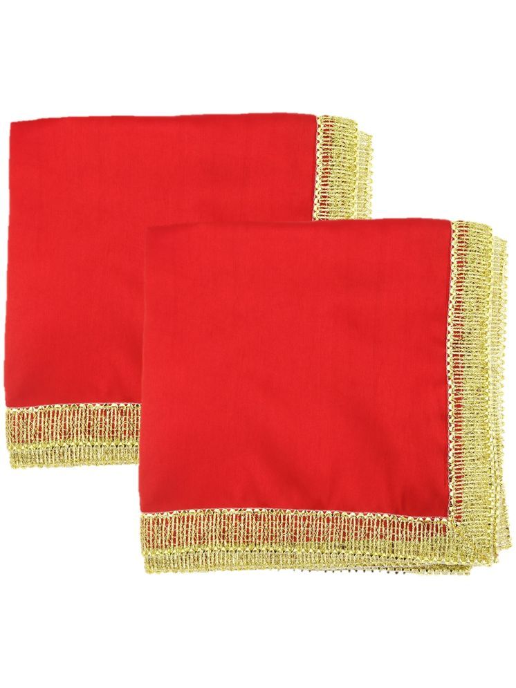     			Bhakti Lehar Pooja Cloth for God Idol ( 1 Meter ) - ( Pack of 2 )