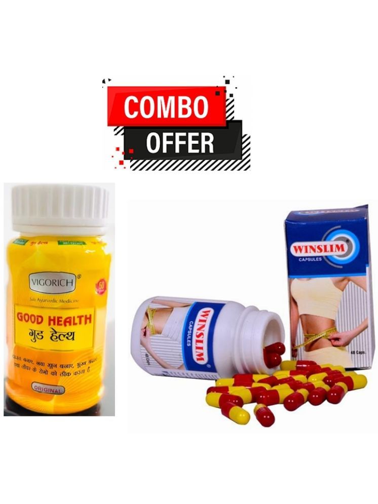     			Dr. Chopra G&G Good Health Capsule 50no.s & WinTrust Winslim Capsules 48 no.s Natural Pack of 2