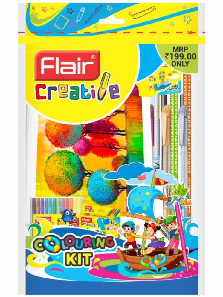     			Flair Creative Series Coloring Kit - Set Of 1 Kit