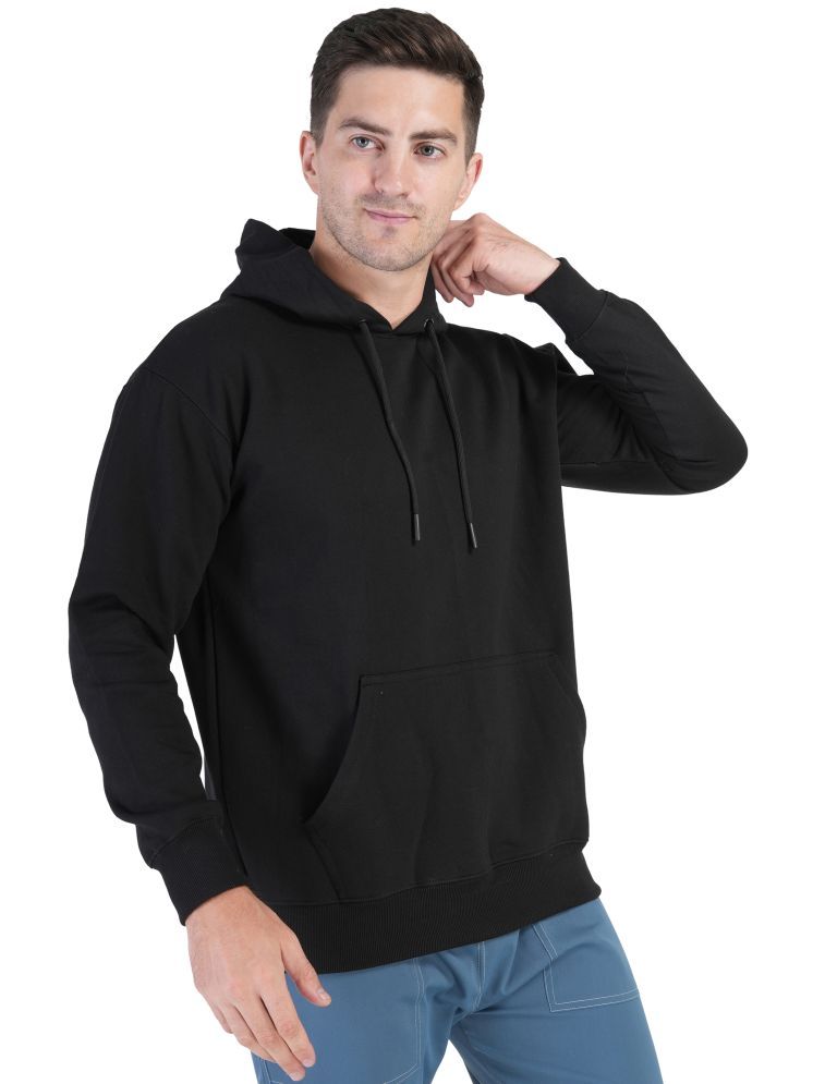     			Forbro Fleece Hooded Men's Sweatshirt - Black ( Pack of 1 )