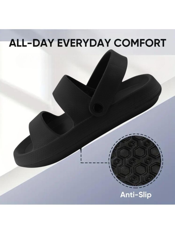     			Jootiyapa Black Men's Slide Flip Flop