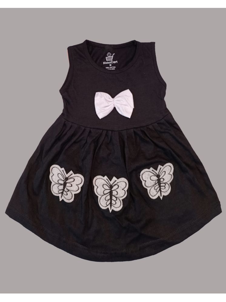     			KidzzCart Black Cotton Baby Girl Frock ( Pack of 1 )