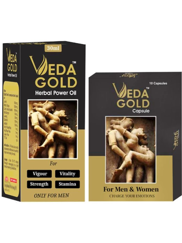     			Men’s Power oil & Capsules Veda Gold Herbal Power Oil & veda gold Capsule Combo