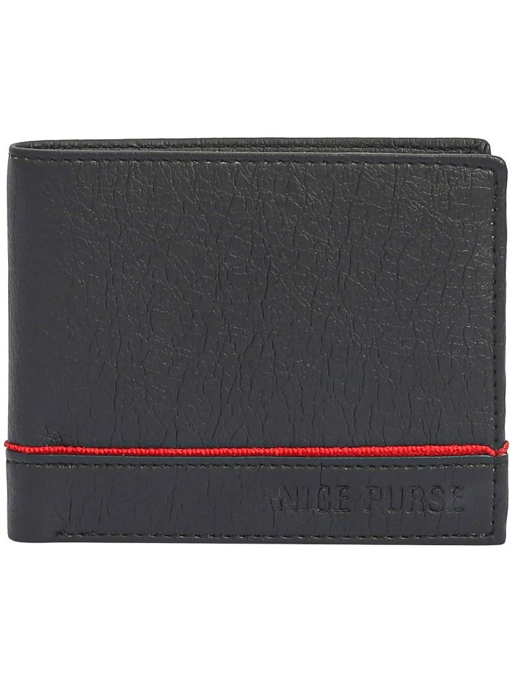     			Nice Purse Black PU Men's Regular Wallet ( Pack of 1 )