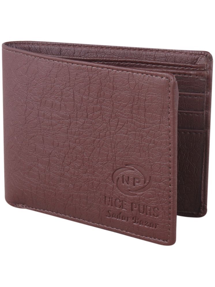     			Nice Purse Brown PU Men's Regular Wallet ( Pack of 1 )