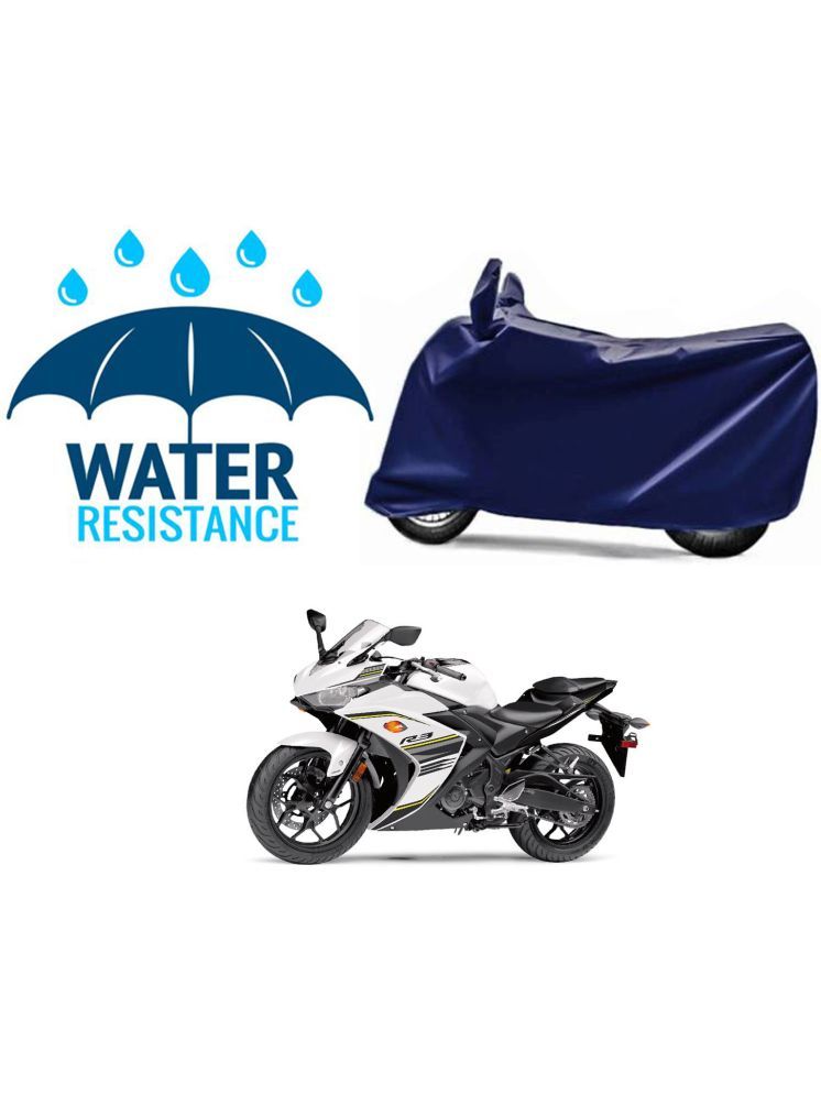     			RONISH Bike Body Cover for Yamaha YZF R3 ( Pack of 1 ) , Blue