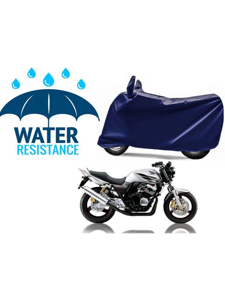     			RONISH Bike Body Cover for Honda CB 400 X ( Pack of 1 ) , Blue