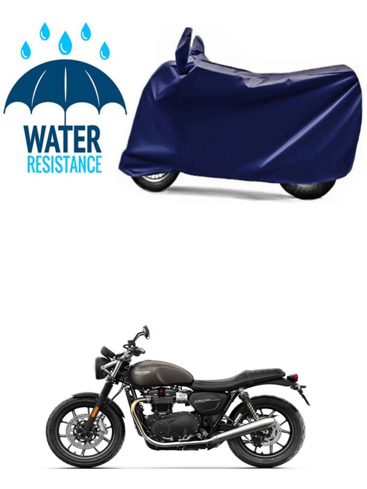     			RONISH Bike Body Cover for Triumph Street Twin ( Pack of 1 ) , Blue