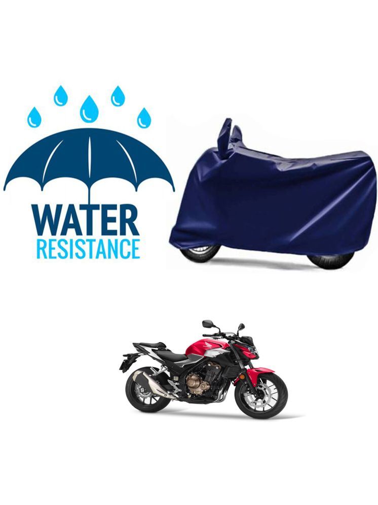     			RONISH Bike Body Cover for Honda CB 500 X ( Pack of 1 ) , Blue