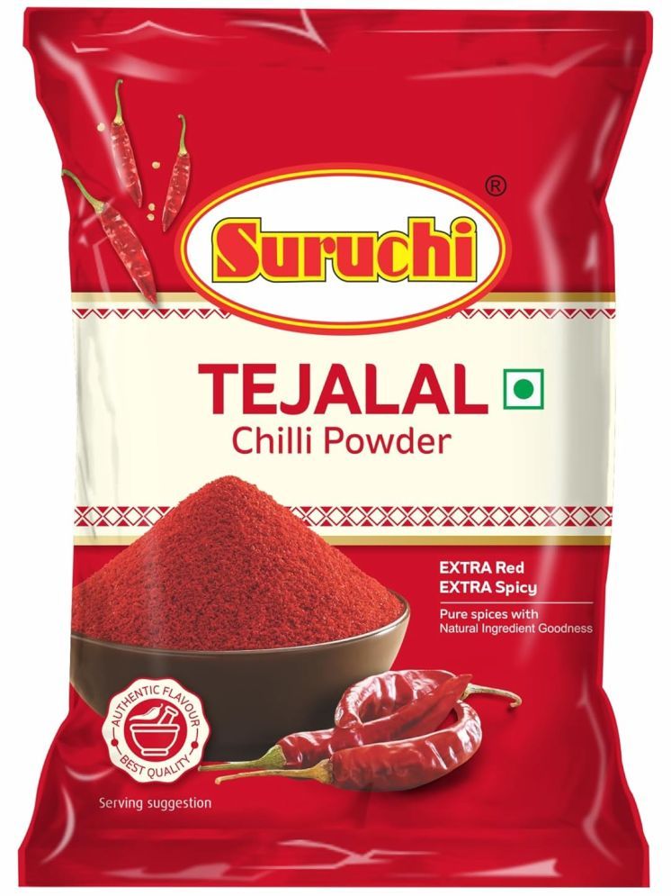     			SURUCHI  Tejalal Chilli Powder 500g, Hot Red Chilly Powder (Lal Mirch) -  Masala 500 gm