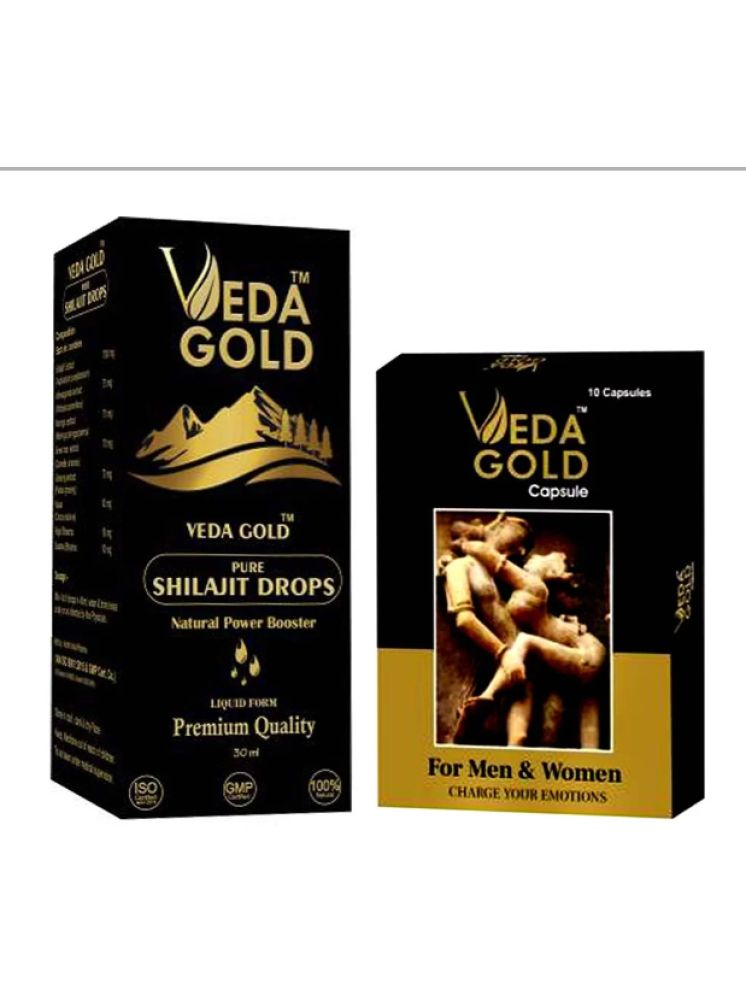     			Veda Gold Shilajit Drop (30ml), Bo-ost Your Stamina & Incease Muscle Strength