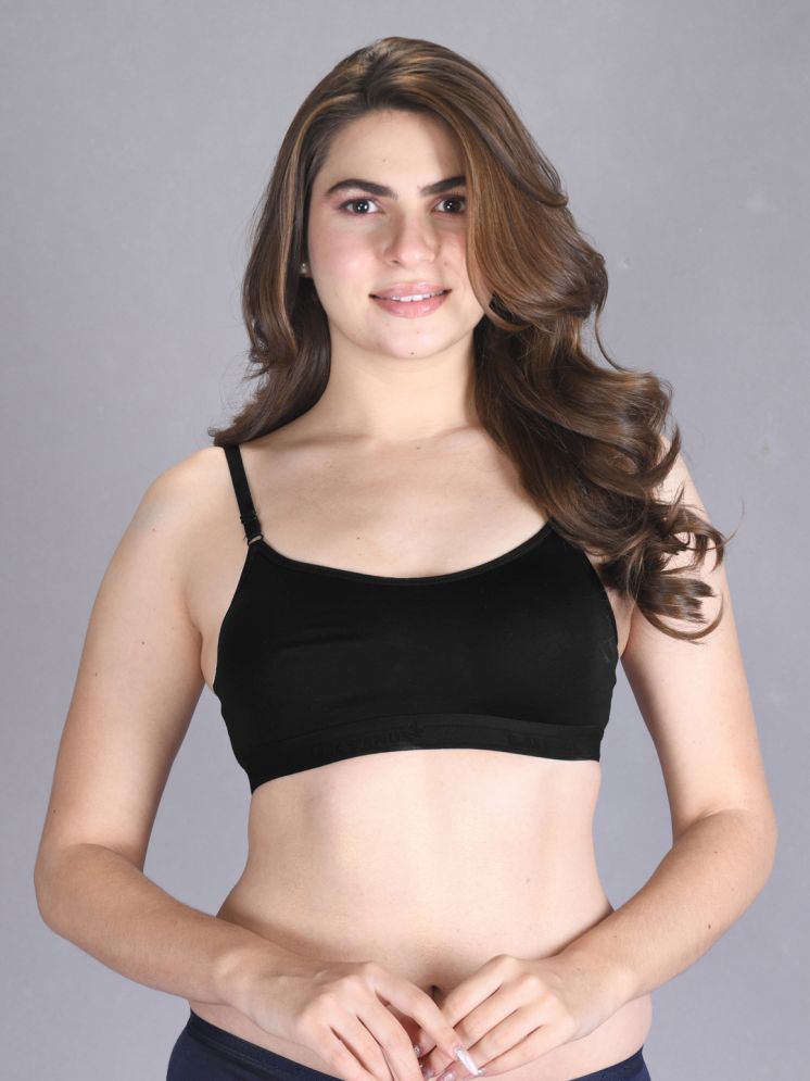     			lux venus Black Cotton Non Padded Women's Shaping Bra ( Pack of 1 )