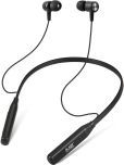 MZ In-the-ear Bluetooth Headset with Upto 25h Talktime Noise Cancellation - Black