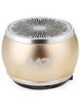 MZ S2 3 W Bluetooth Speaker Bluetooth V 5.0 with SD card Slot Playback Time 6 hrs Gold