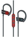 hitage MBT-5135 RED QC-10 In-the-ear Bluetooth Headset with Upto 22h Talktime Deep Bass - Red