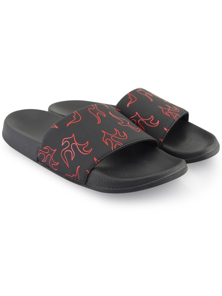     			ARVAN Red Men's Slide Flip Flop