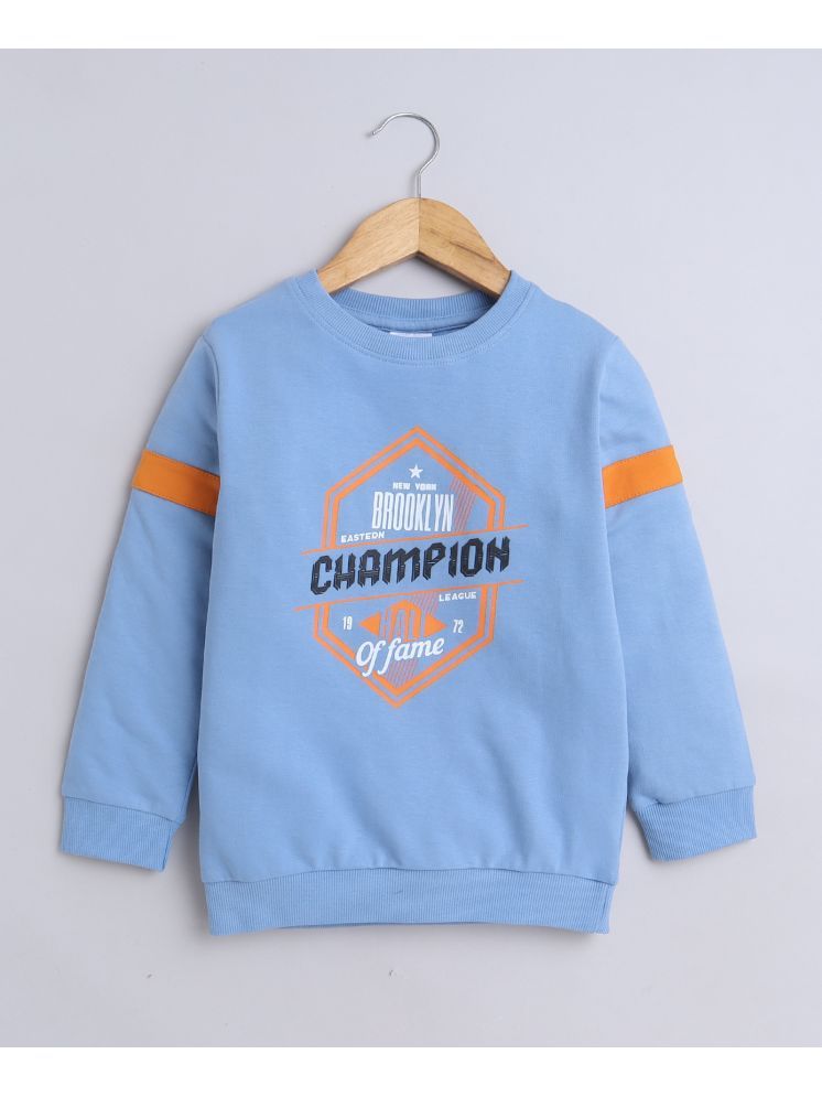     			BUMZEE Pack of 1 Boys Cotton Sweatshirt ( Blue )