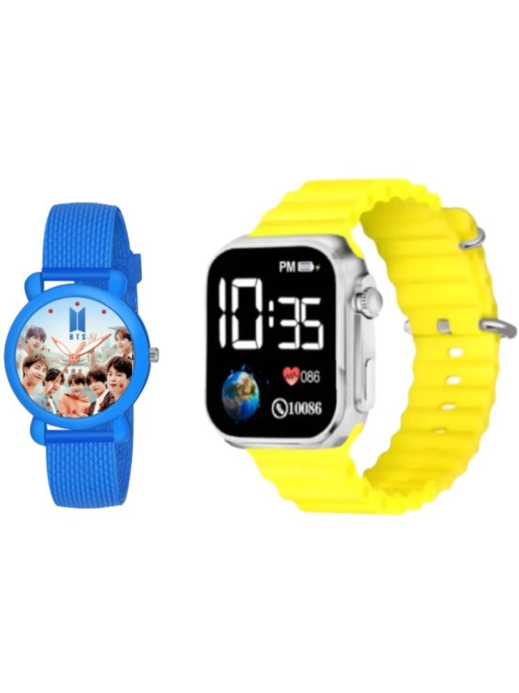     			Cosmic Blue Dial Analog-Digital Boys Watch ( Pack Of 2 )