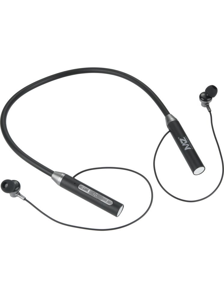     			MZ In-the-ear Bluetooth Headset with Upto 25h Talktime Noise Cancellation - Black