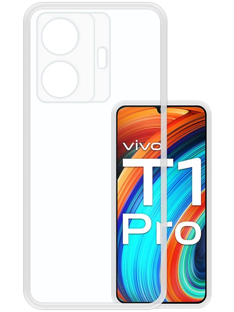     			Megha Star*** Plain Cases Compatible For Silicon VIVO T1 PRO 5g ( Pack of 1 )