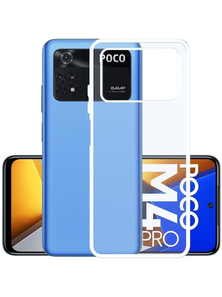     			Megha Star*** Plain Cases Compatible For Silicon POCO M4 PRO 5g ( Pack of 1 )