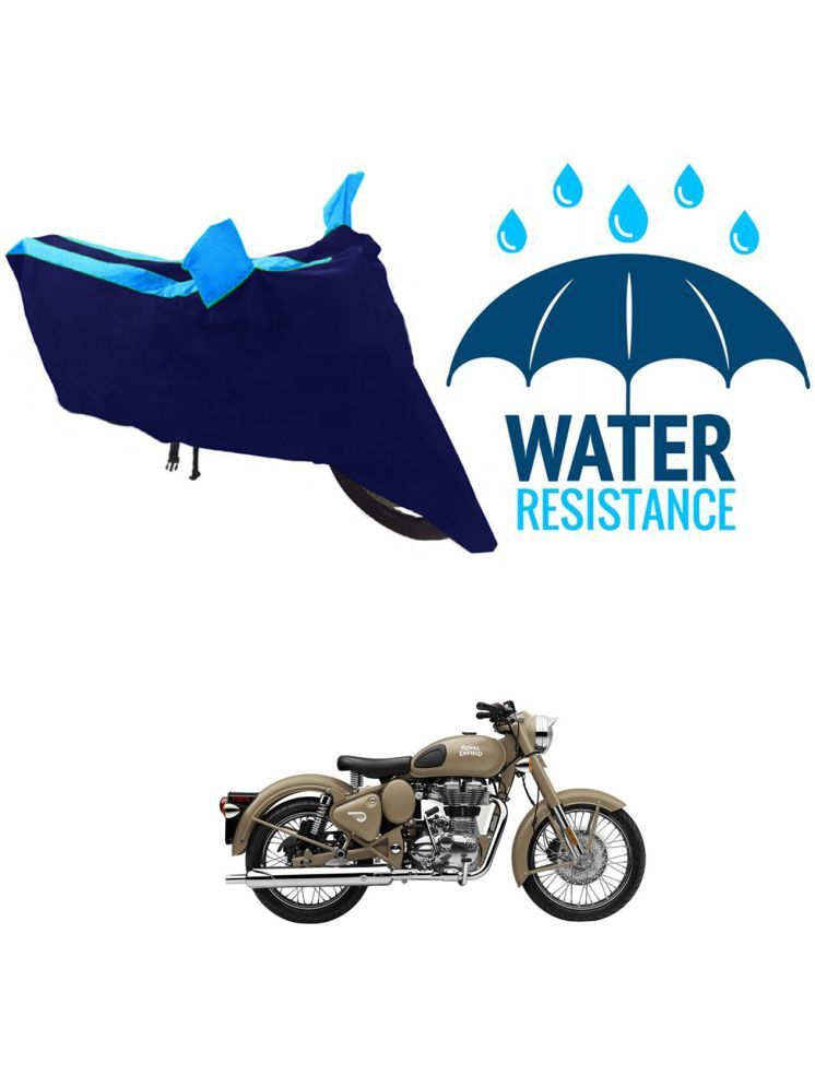     			RONISH Bike Body Cover for Royal Enfield Classic Desert Storm ( Pack of 1 ) , Blue