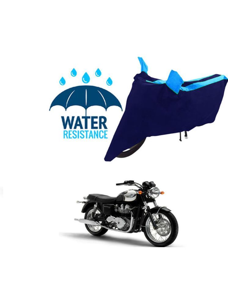     			RONISH Bike Body Cover for Triumph Bonneville T100 ( Pack of 1 ) , Blue