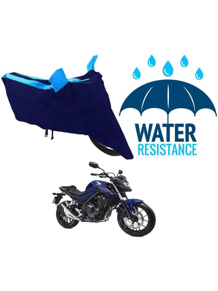     			RONISH Bike Body Cover for Honda CB 500 X ( Pack of 1 ) , Blue