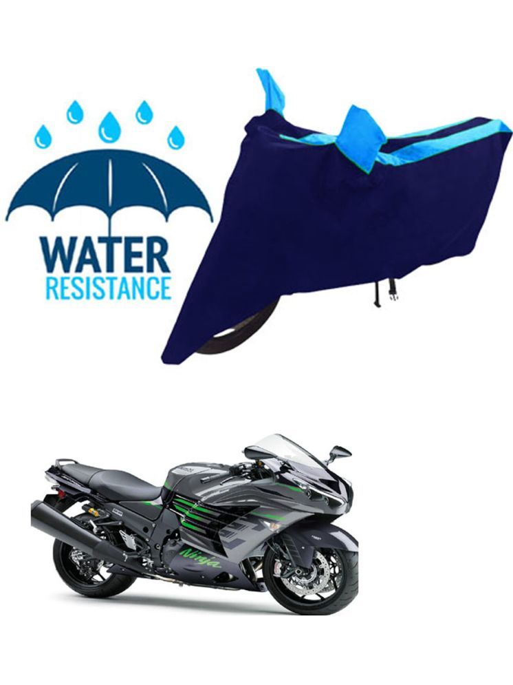     			RONISH Bike Body Cover for Kawasaki Ninja ZX-14R ( Pack of 1 ) , Blue