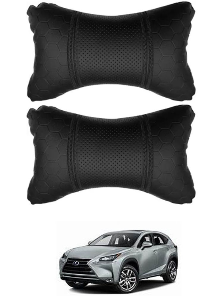     			RONISH Neck Cushions Set of 2 Black