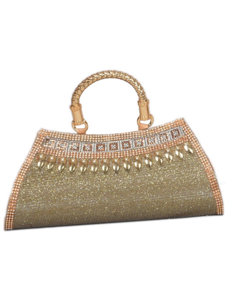     			Sunvika House Tan Fabric Handheld Bag