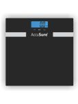 ACCUSURE Smart Digital Electronic LCD Weighing Scale F-56 Black