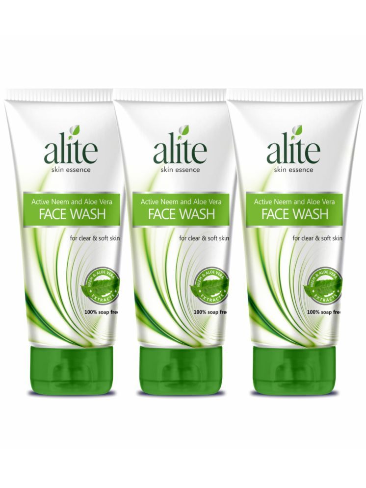     			Alite Neem & Aloevera For Men & Women All Skin Types Face Wash (Pack of 2,100g)