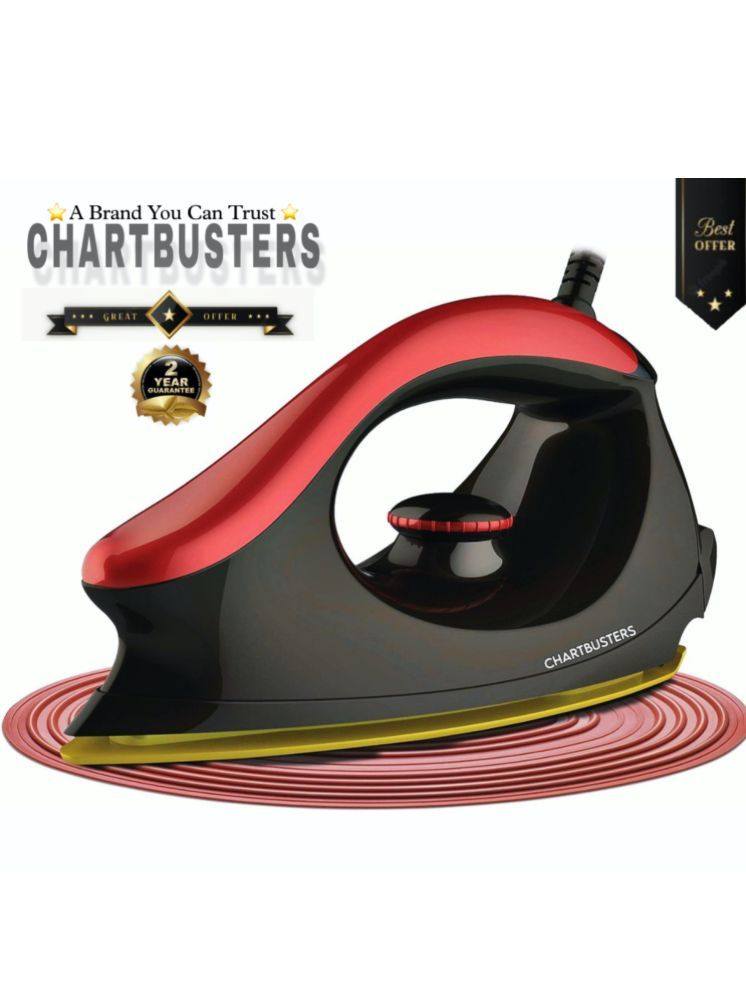     			CHARTBUSTERS M J RED Black 1000 watt Dry Iron