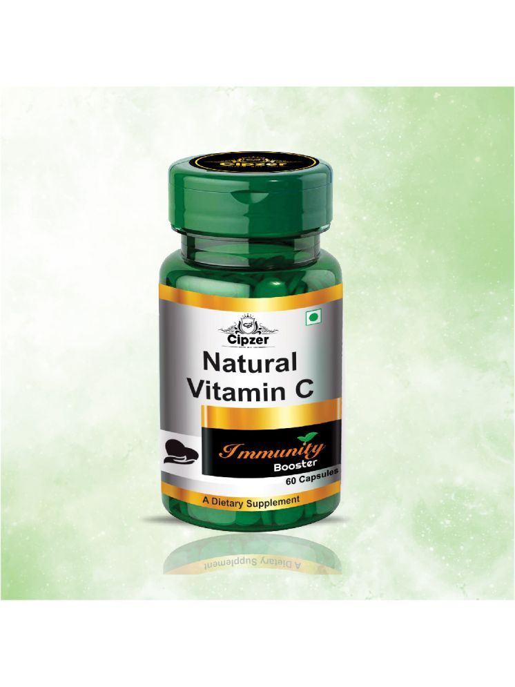     			CIPZER Natural Vitamin-C Improves skin health Capsule 60 no.s Pack Of 1