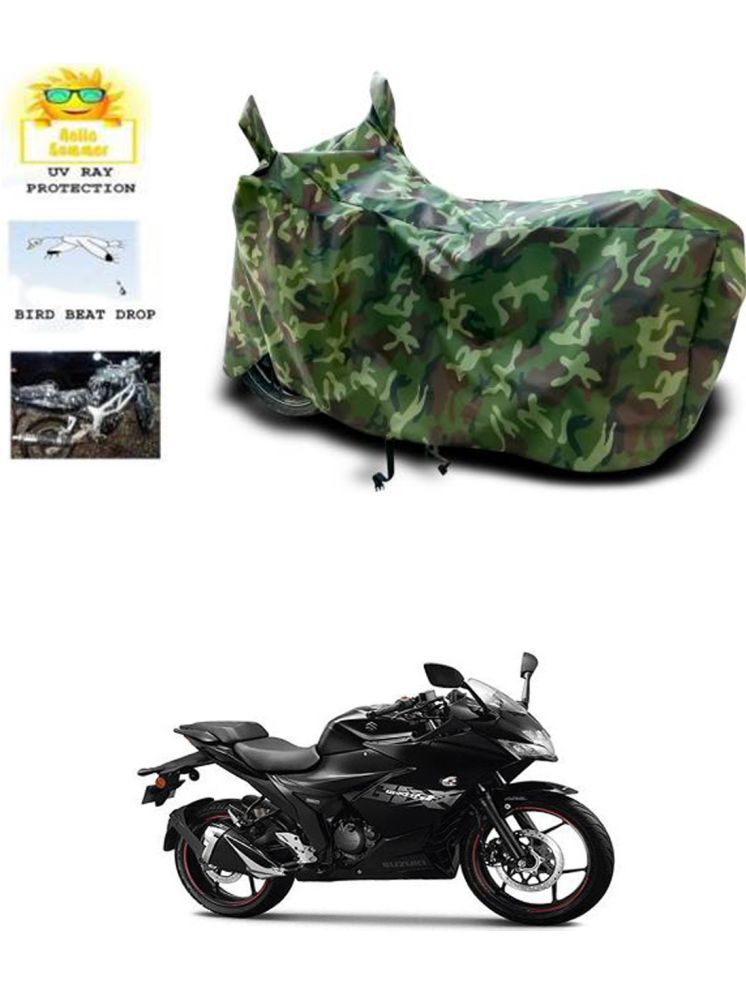     			RONISH Bike Body Cover for Suzuki Gixxer SF Fi ( Pack of 1 ) , Multicolour